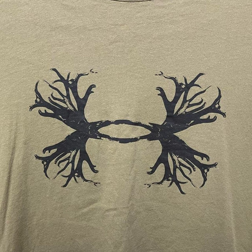 under Armour heat gear dear antler tree logo graphic long sleeve hunting shirt - Picture 2 of 8